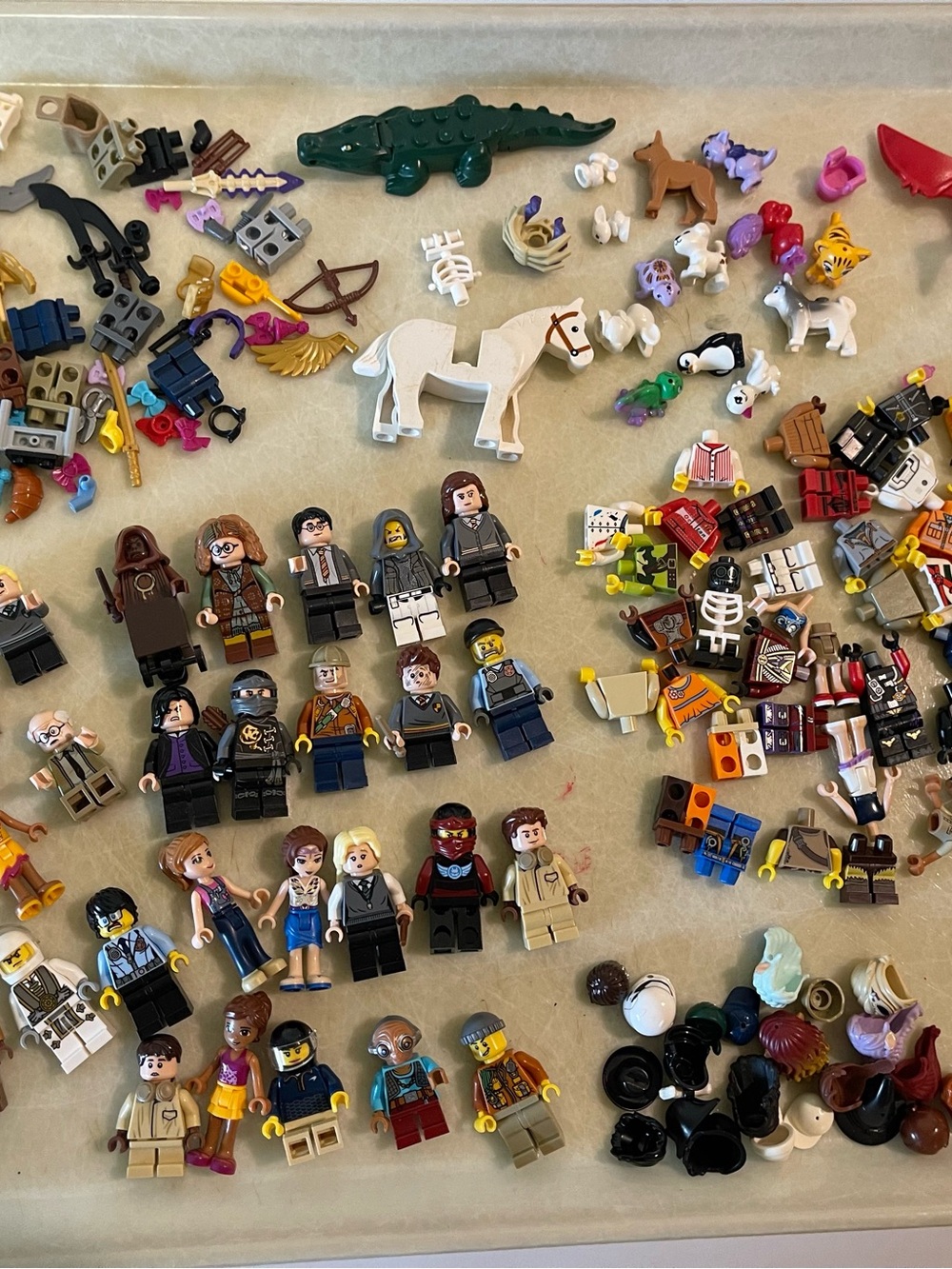 30X LEGO Minifigures Lot Figures and Parts - Marvel, Star Wars, Ninjago, City
